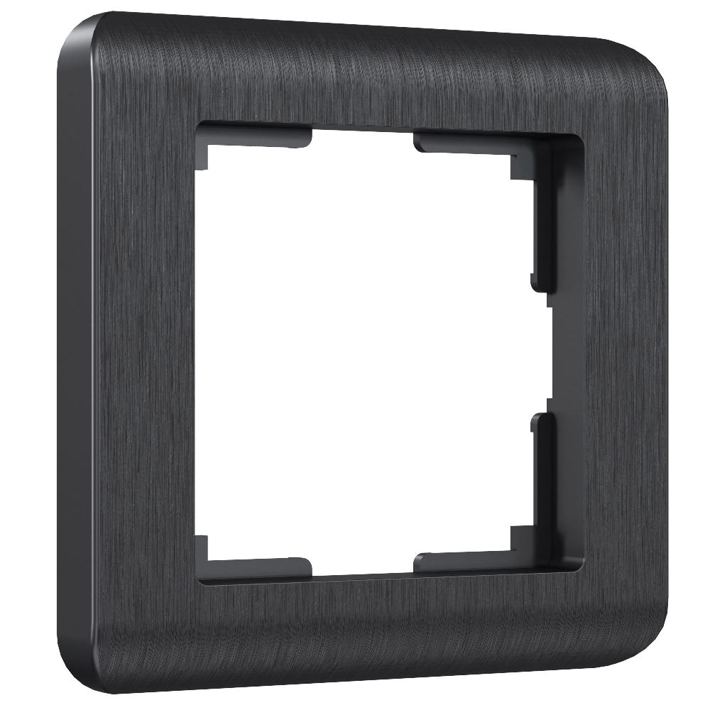 Рамка из поликарбоната Werkel Stream на 1 пост Графит W0012104