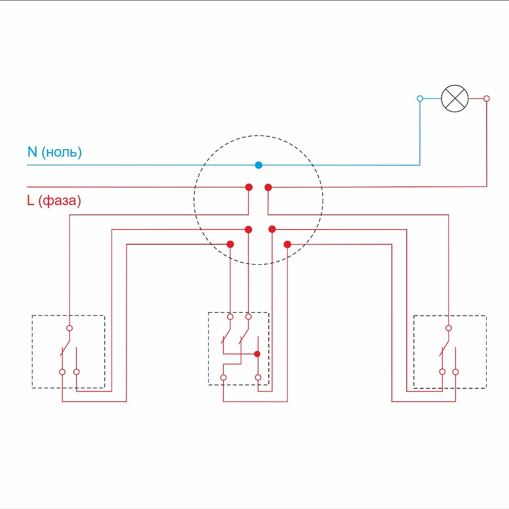 Выключатель одноклавишный встраиваемый перекрестный Werkel Белый W1113001 — изображение 6