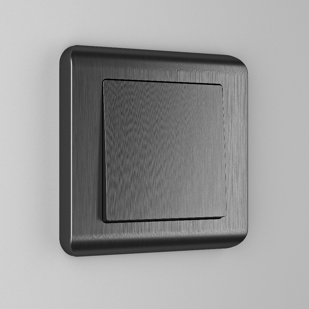 Клавиша для выключателя перекрестного Werkel Графит рифленый W1119004 — изображение 2