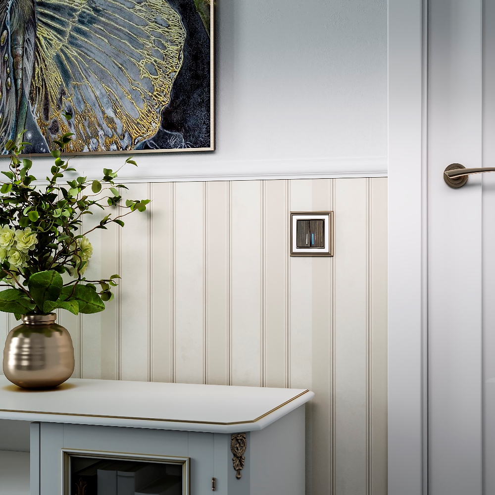 Набор клавиш для выключателя двухклавишного Werkel c подсветкой Бронза W1129112 — изображение 2