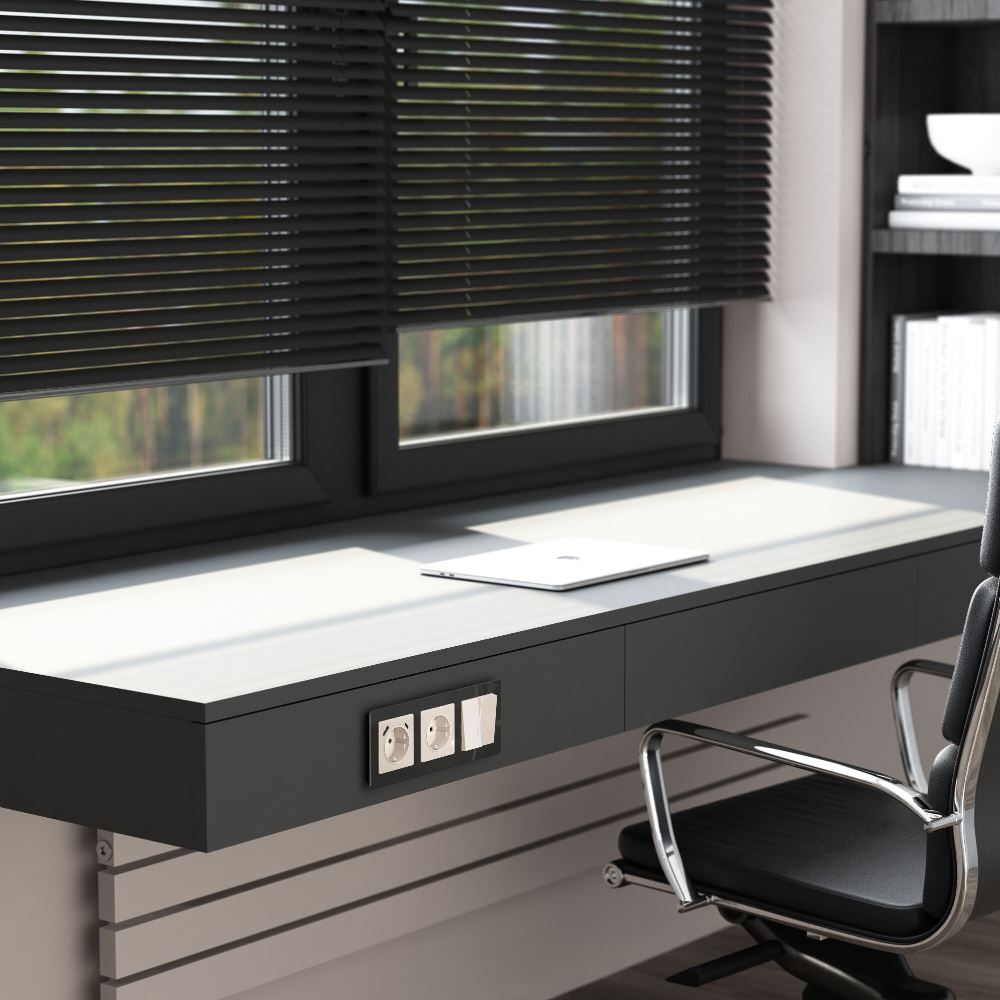 Розетка встраиваемая Werkel с заземлением, шторками и USB тип A+C Айвори W1171743 — изображение 3