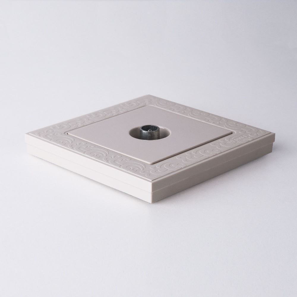 ТВ-розетка встраиваемая проходная Werkel Слоновая кость W1184003 — изображение 2