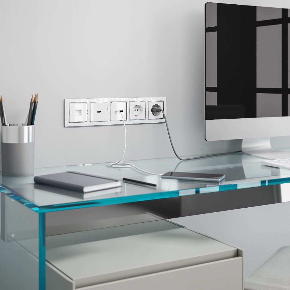 Розетка встраиваемая HDMI Werkel Белый W1186001 — изображение 2