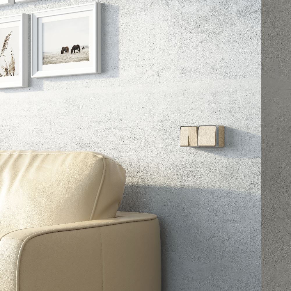 Выключатель одноклавишный накладной Werkel Шампань рифленый W5010010 — изображение 2