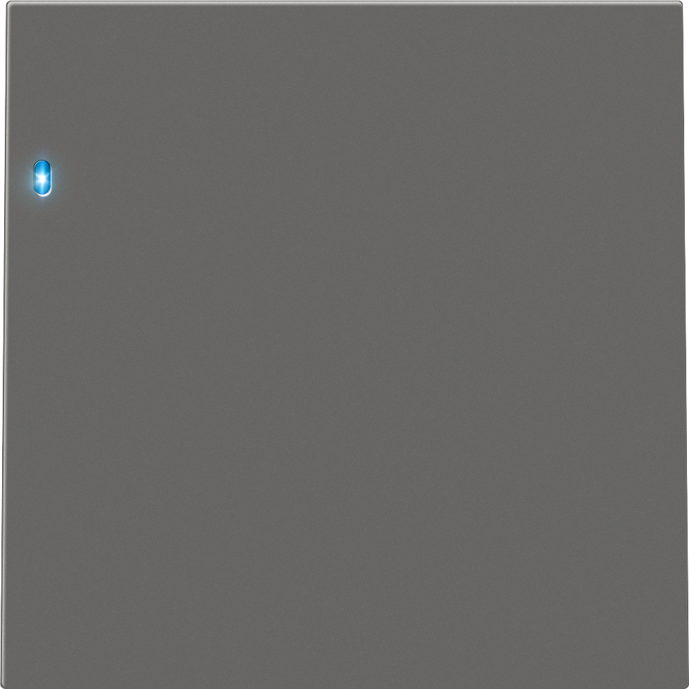 Выключатель одноклавишный встраиваемый проходной Donel R98 с подсветкой Шоколад матовый DA03106-DA29042 — изображение 2