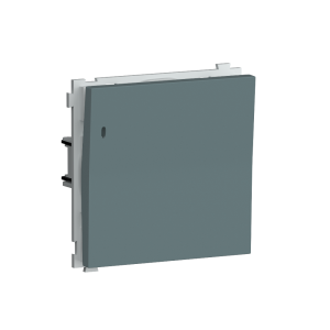 Выключатель одноклавишный встраиваемый Donel R98 звонкового типа с подсветкой Изумруд матовый DA03151-DA29039