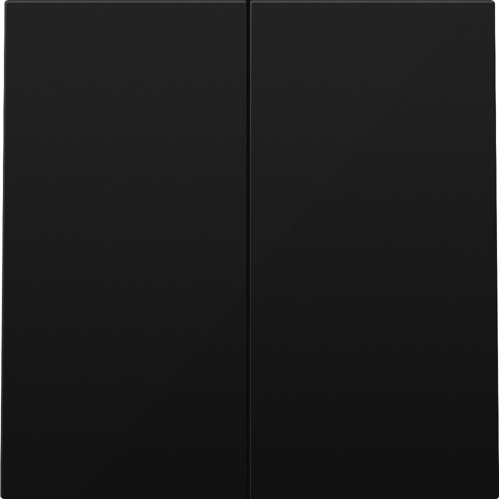 Выключатель двухклавишный встраиваемый проходной Donel R98 Карбон матовый DA10800-DA29530 — изображение 2