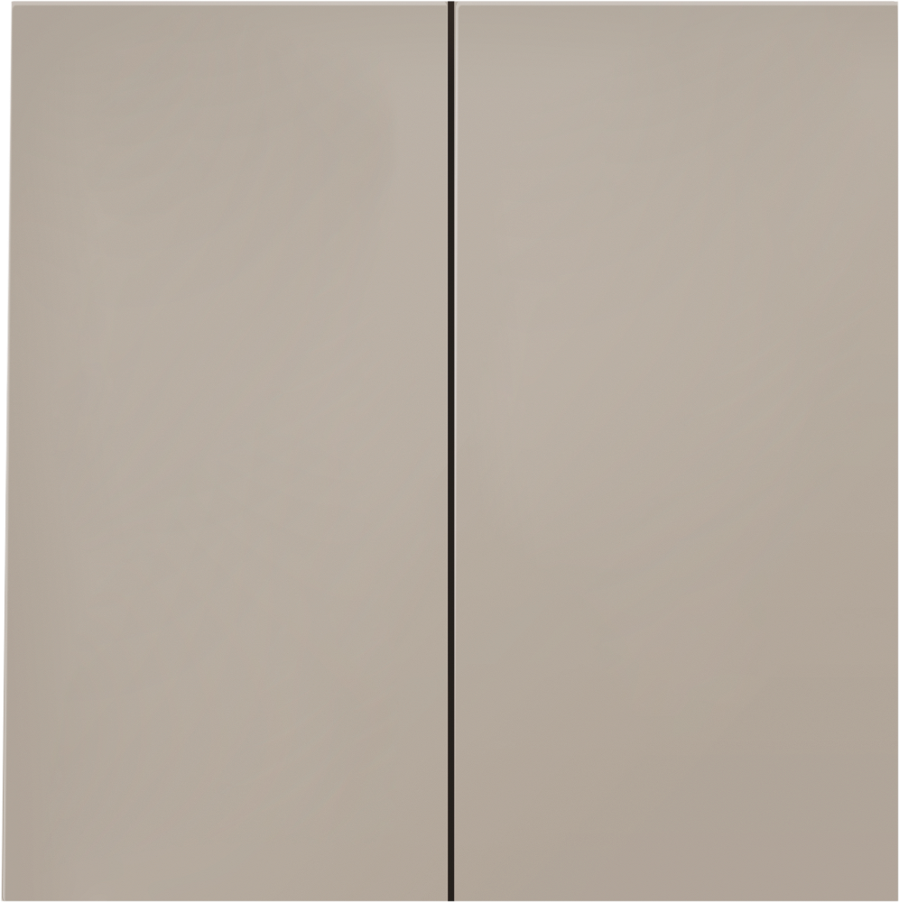 Выключатель двухклавишный встраиваемый перекрестный Donel R98 Кашемир матовый DA10900-DA29535 — изображение 2