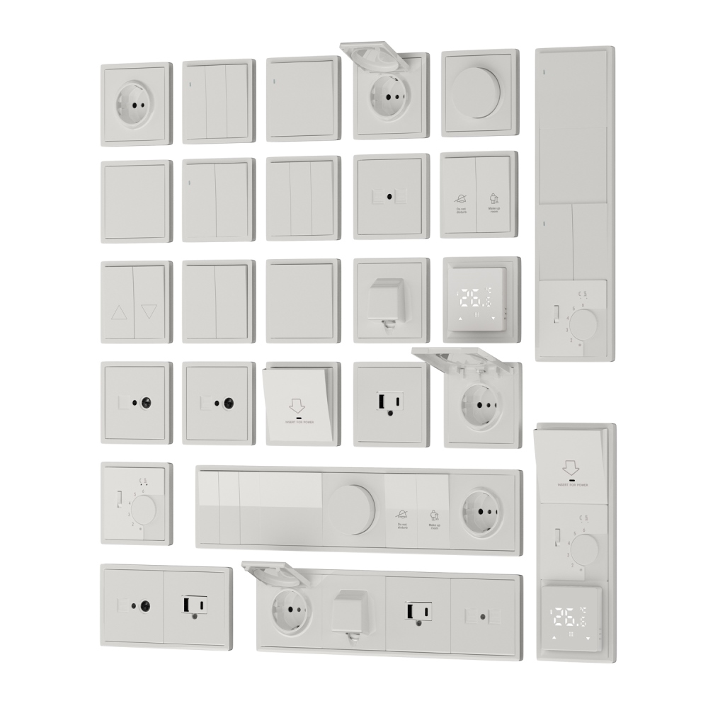 Выключатель электронный карточный встраиваемый Donel R98 Белый глянцевый DA14000-DA59003 — изображение 3