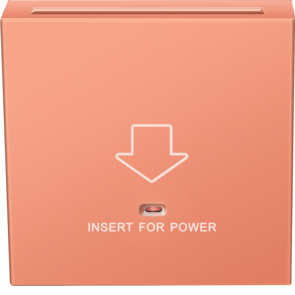 Выключатель электронный карточный встраиваемый Donel R98 Коралл матовый DA14000-DA59045 — изображение 2