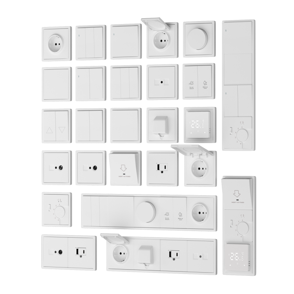 Рамка пластиковая Donel R98 нa 1 пост Белый матовый DA21133 — изображение 2