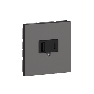 Розетка встраиваемая USB Donel R98 3.1A тип A, С Шоколад матовый DUSB3100ANC-DA27642