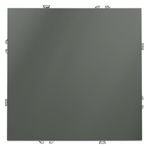 Выключатель одноклавишный встраиваемый Voltum S70 Титан VLS010106