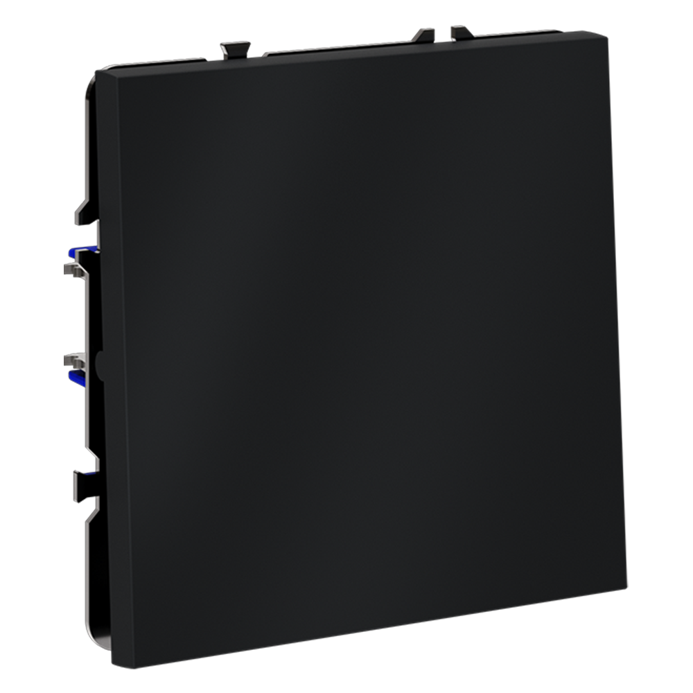 Выключатель одноклавишный встраиваемый с самовозвратом Voltum S70 Графит VLS010607 — изображение 2