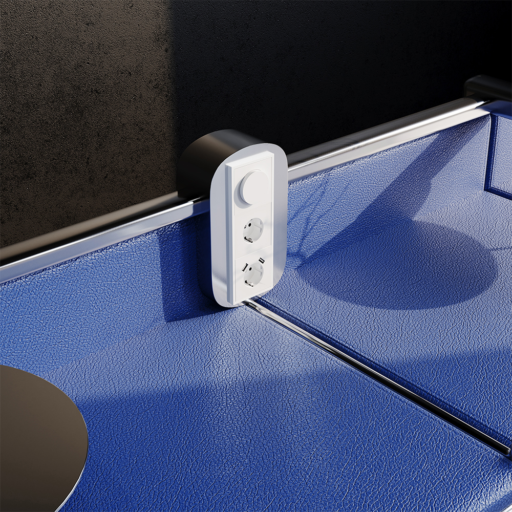 Диммер Voltum S70 Белый Глянцевый VLS070301 — изображение 5