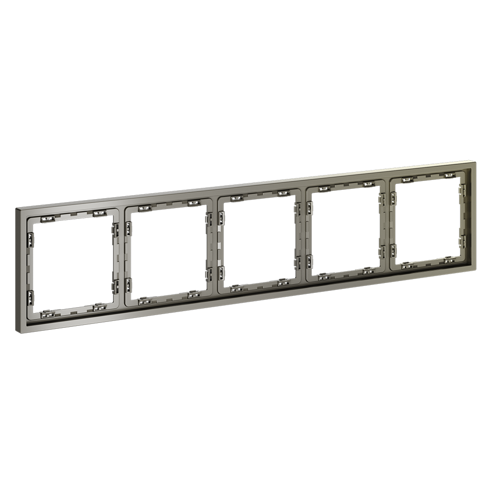 Рамка пластиковая Voltum S70 на 5 постов Шелк глянцевый VLS100504 — изображение 2
