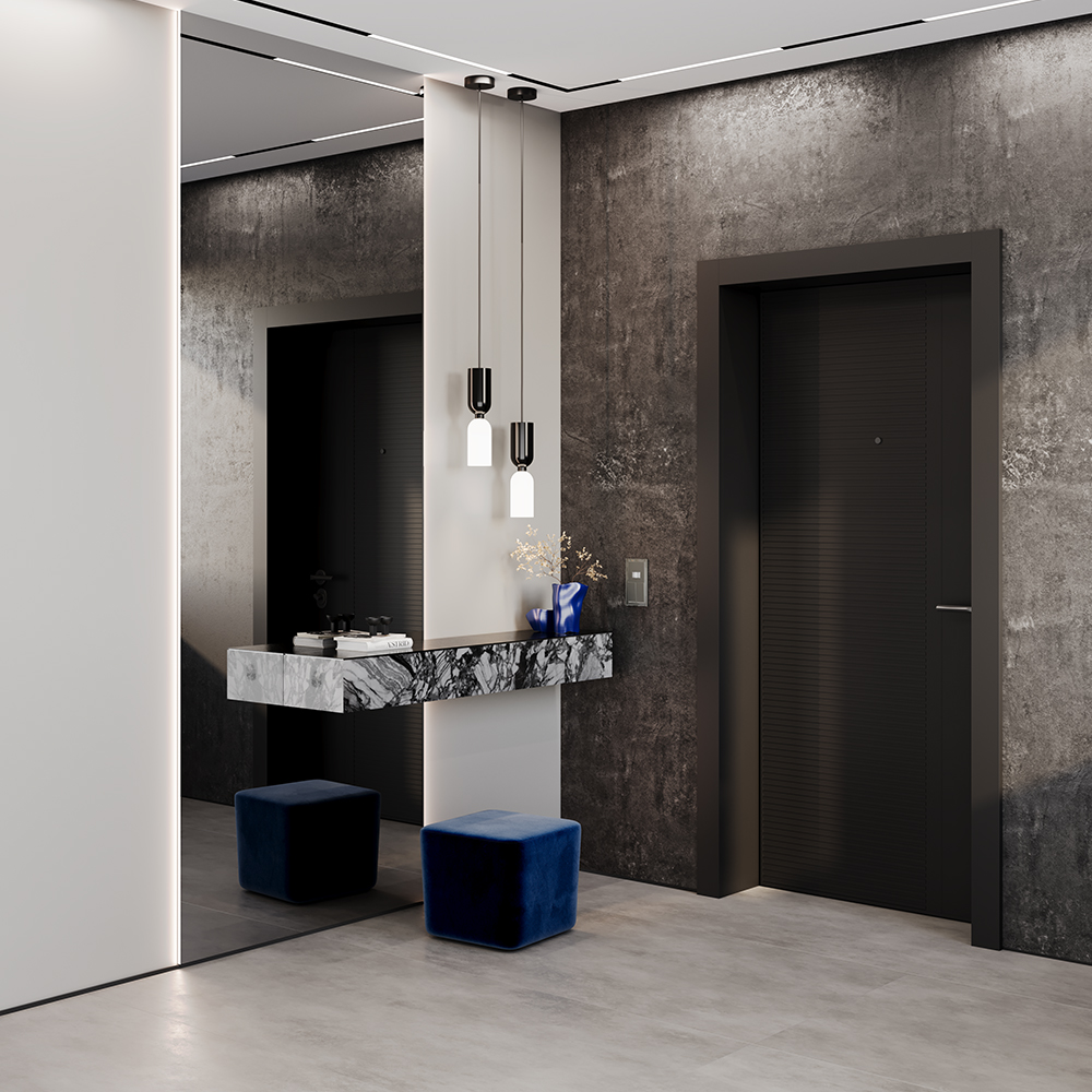 Рамка стеклянная Voltum S70 на 2 поста Титан глянцевый VLS110206 — изображение 4