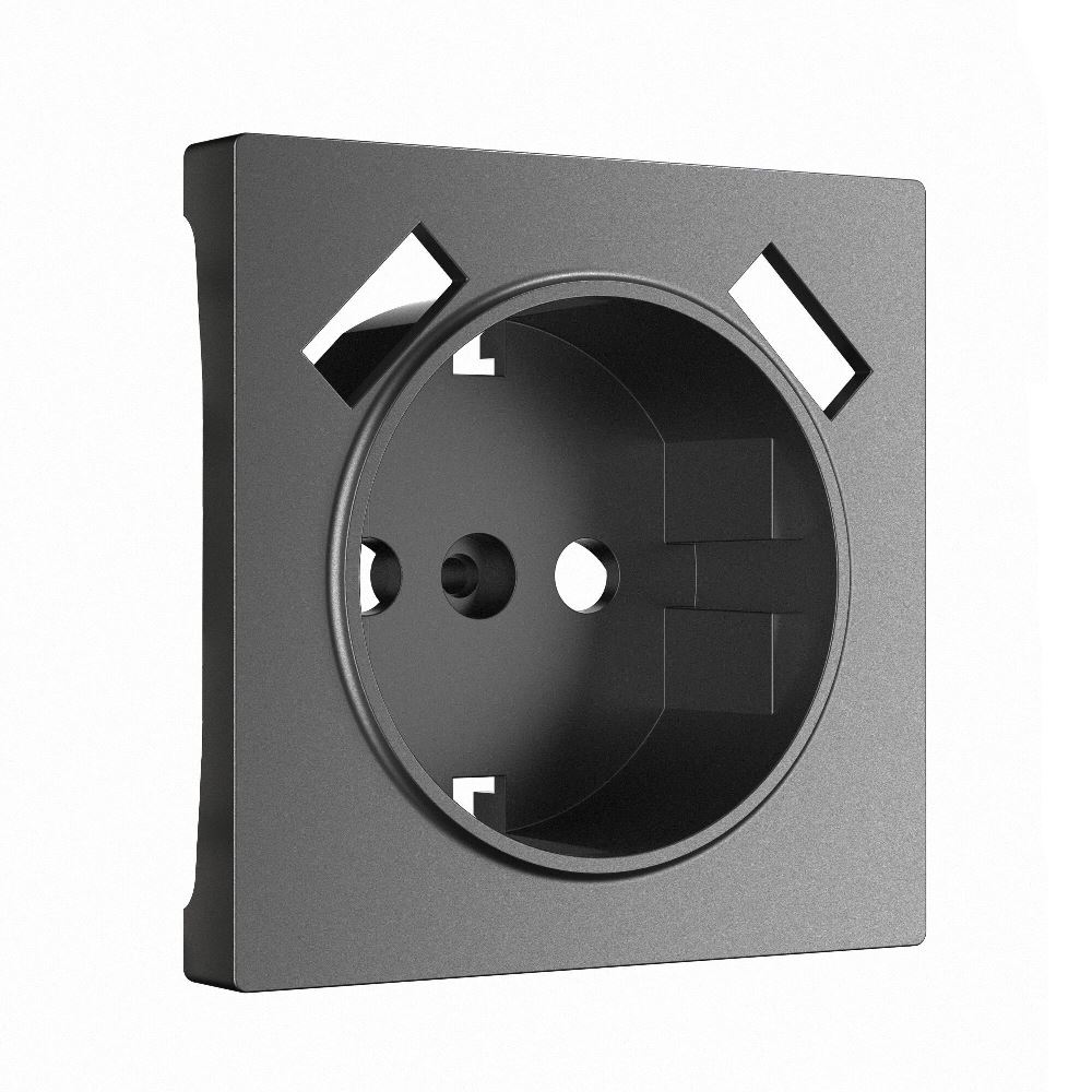 Накладка для розетки Werkel USB Графит матовый W1179564