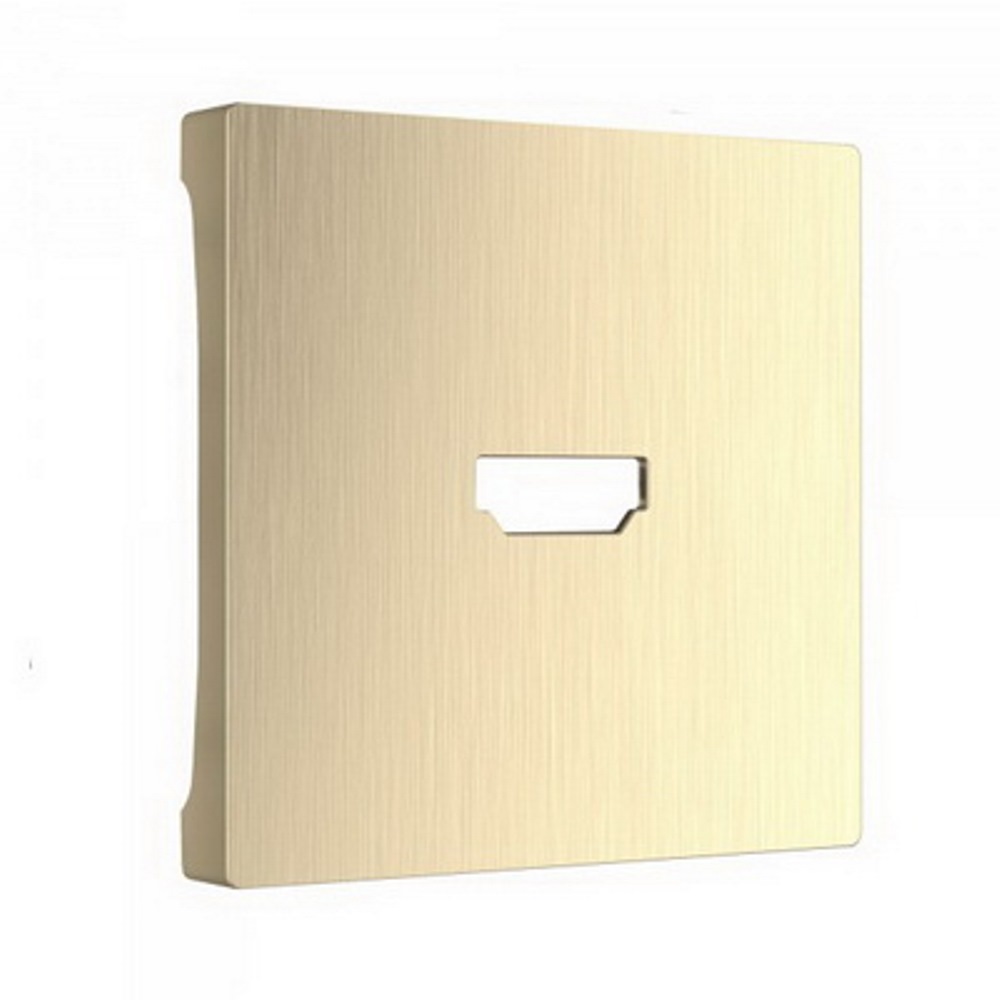 Накладка для розетки HDMI Werkel Шампань рифленый W1196010